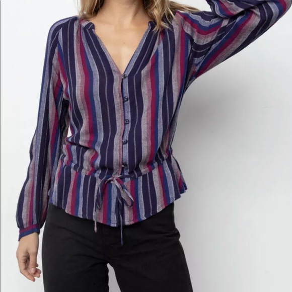 Rails Salvador Stripe button up top. Size Medium - Picture 2 of 9